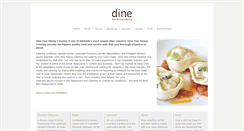 Desktop Screenshot of dinecatering.com.au